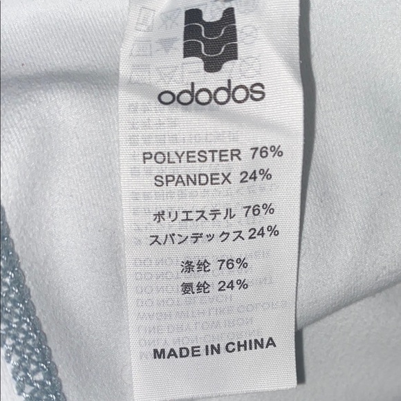 ODODOS Women's High-Rise Blue Sneak Leggings Full-Length Yoga Size S - Picture 6 of 6